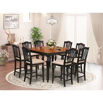 Pub table with on sale 8 chairs